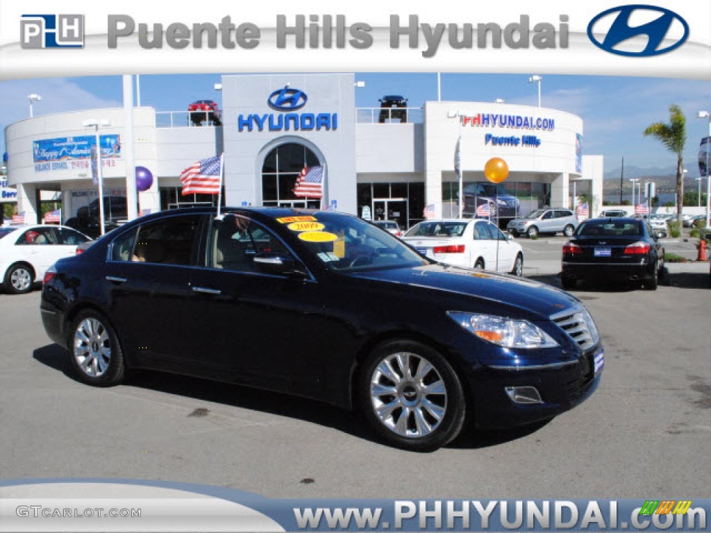 Sapphire Blue Pearl Hyundai Genesis