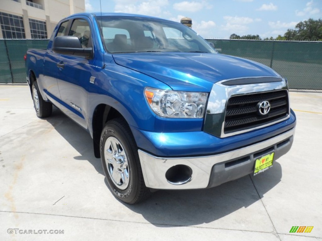 2008 Tundra Double Cab - Blue Streak Metallic / Graphite Gray photo #1