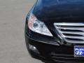 2009 Black Noir Pearl Hyundai Genesis 4.6 Sedan  photo #3