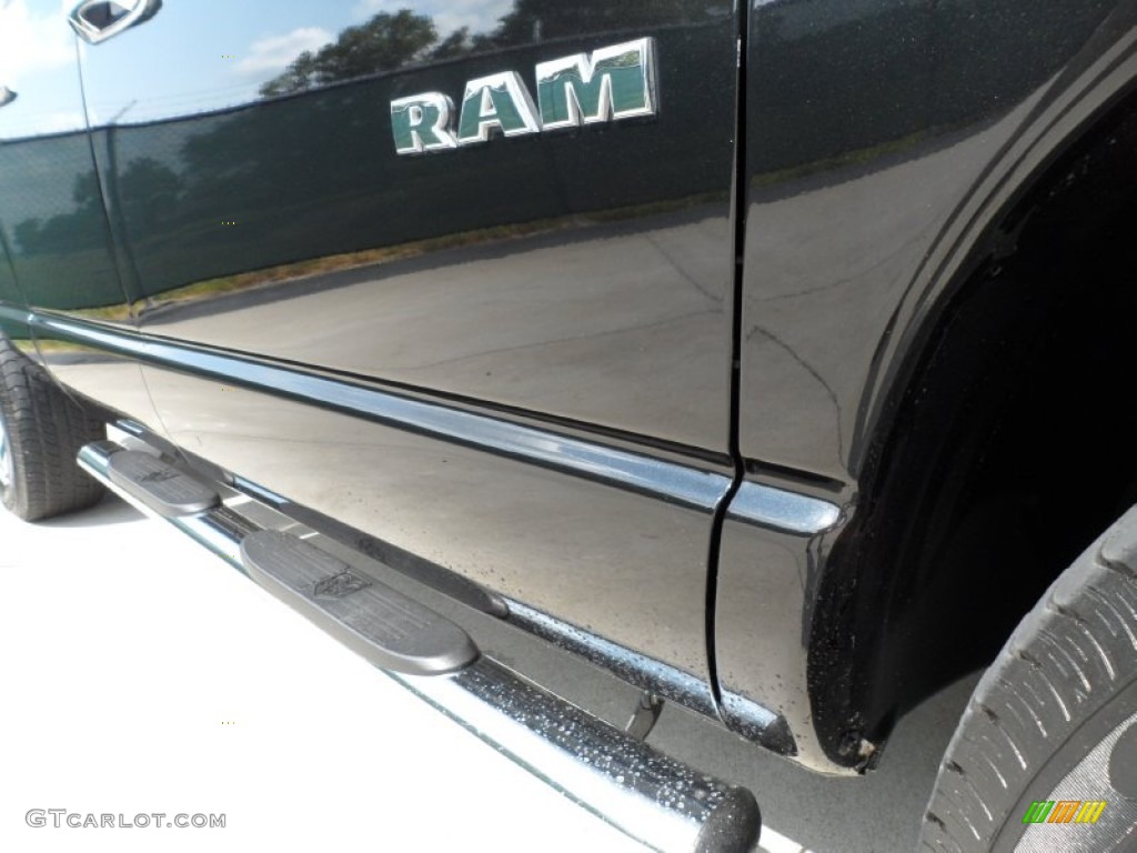 2008 Ram 1500 Lone Star Edition Quad Cab - Brilliant Black Crystal Pearl / Medium Slate Gray photo #18