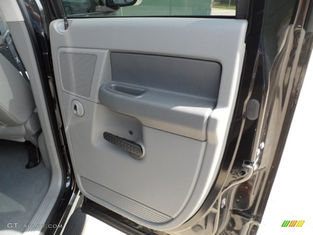 2008 Ram 1500 Lone Star Edition Quad Cab - Brilliant Black Crystal Pearl / Medium Slate Gray photo #32