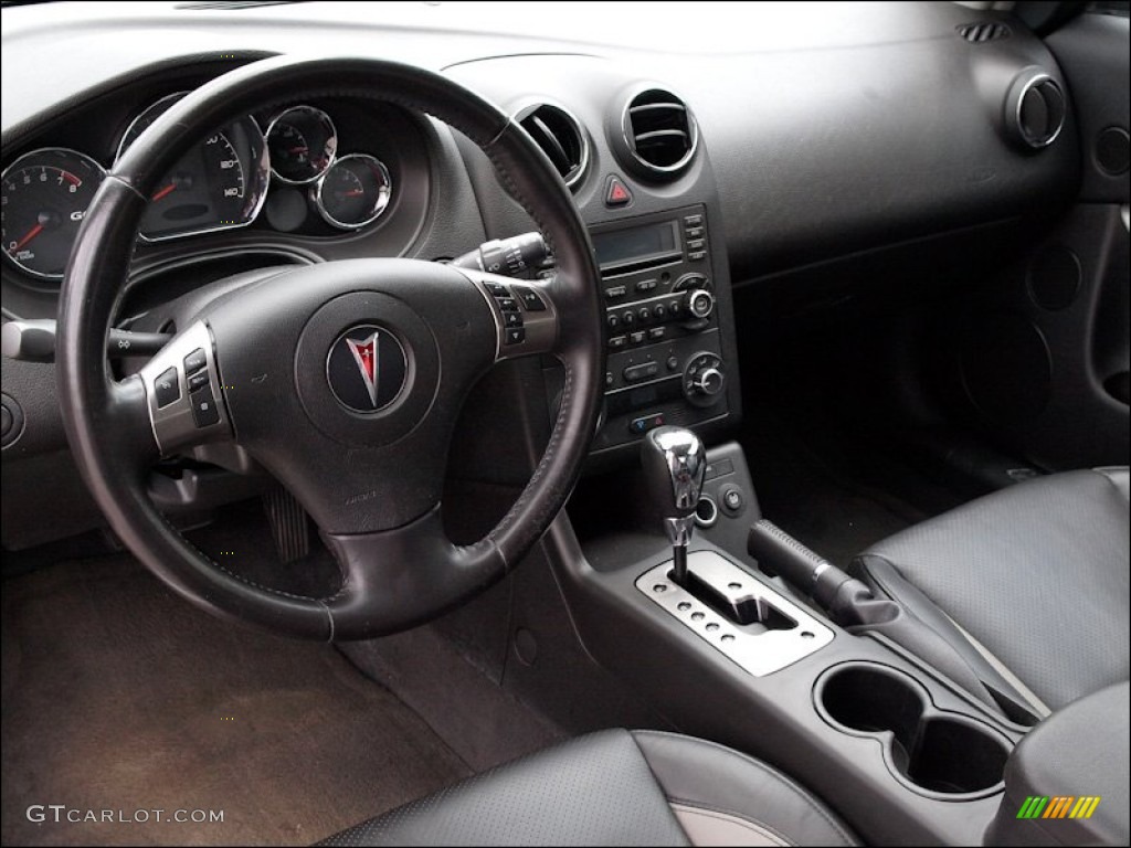 Ebony Black Interior 2008 Pontiac G6 Gxp Coupe Photo