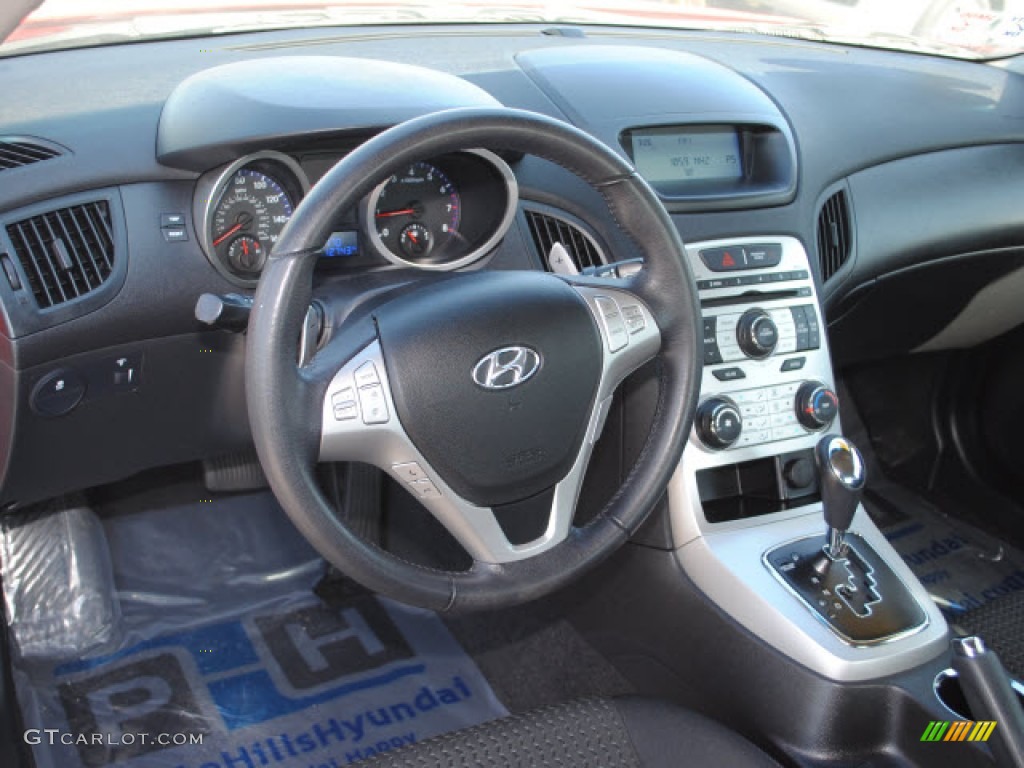 2010 Hyundai Genesis Coupe 2.0T Black Dashboard Photo #51282322
