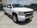 2008 Summit White Chevrolet Silverado 1500 LT Extended Cab  photo #1