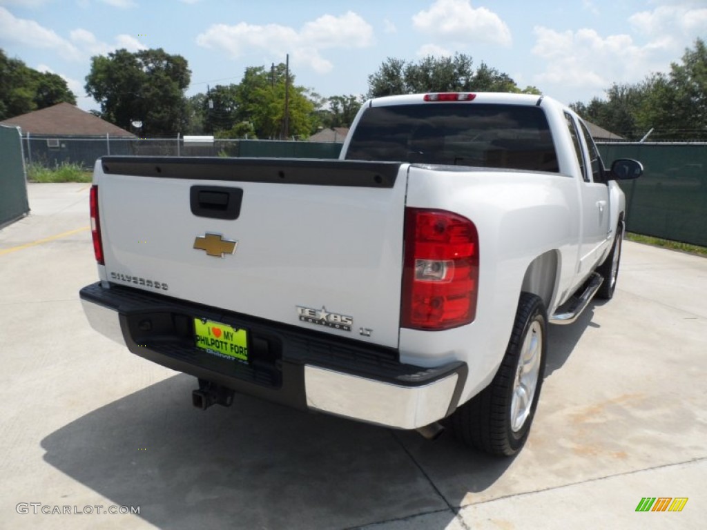 2008 Silverado 1500 LT Extended Cab - Summit White / Ebony photo #3