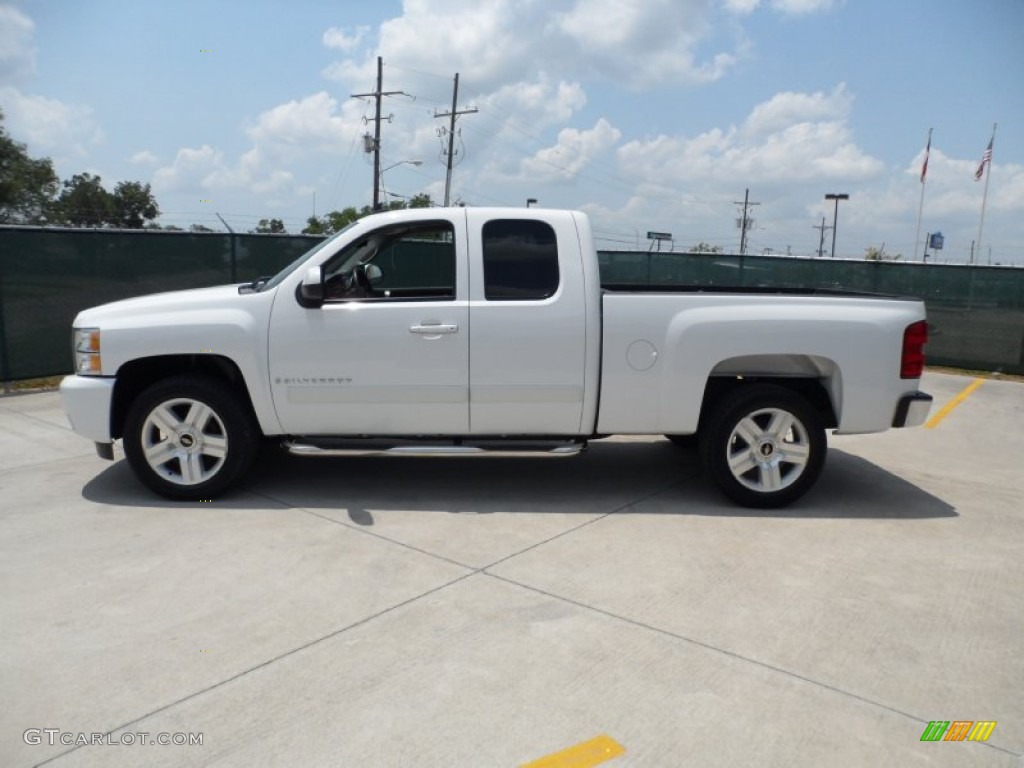 Summit White 2008 Chevrolet Silverado 1500 LT Extended Cab Exterior Photo #51282583