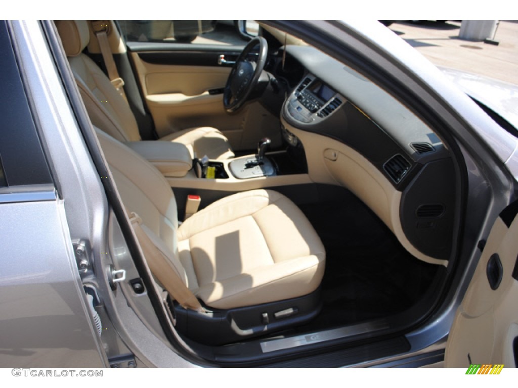 Beige Interior 2009 Hyundai Genesis 3.8 Sedan Photo #51282598