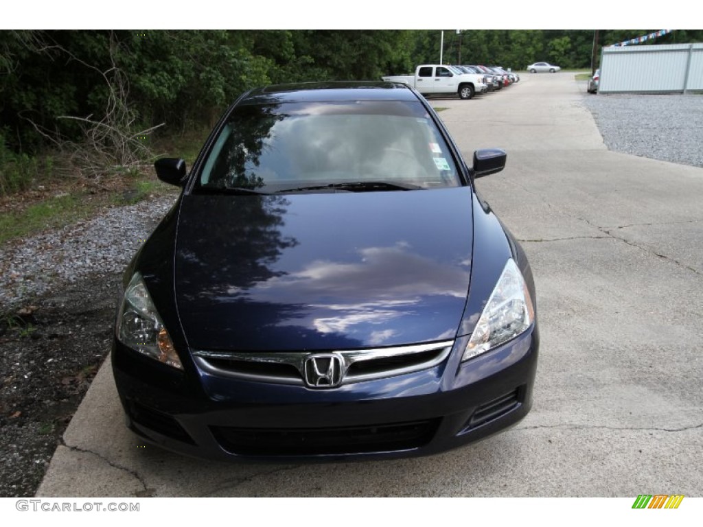 2007 Accord EX-L V6 Sedan - Royal Blue Pearl / Gray photo #2