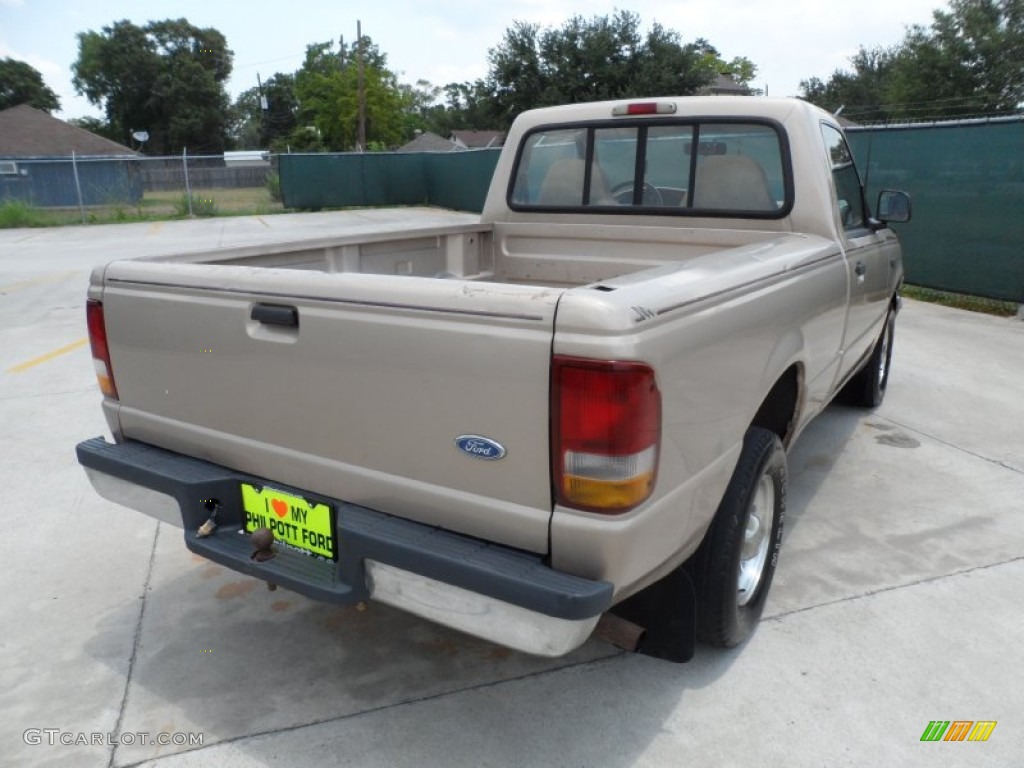 1995 Ranger XL Regular Cab - Mocha Frost Pearl / Beige photo #3