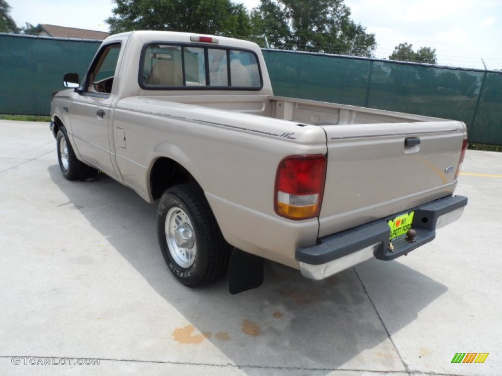 1995 Ranger XL Regular Cab - Mocha Frost Pearl / Beige photo #5