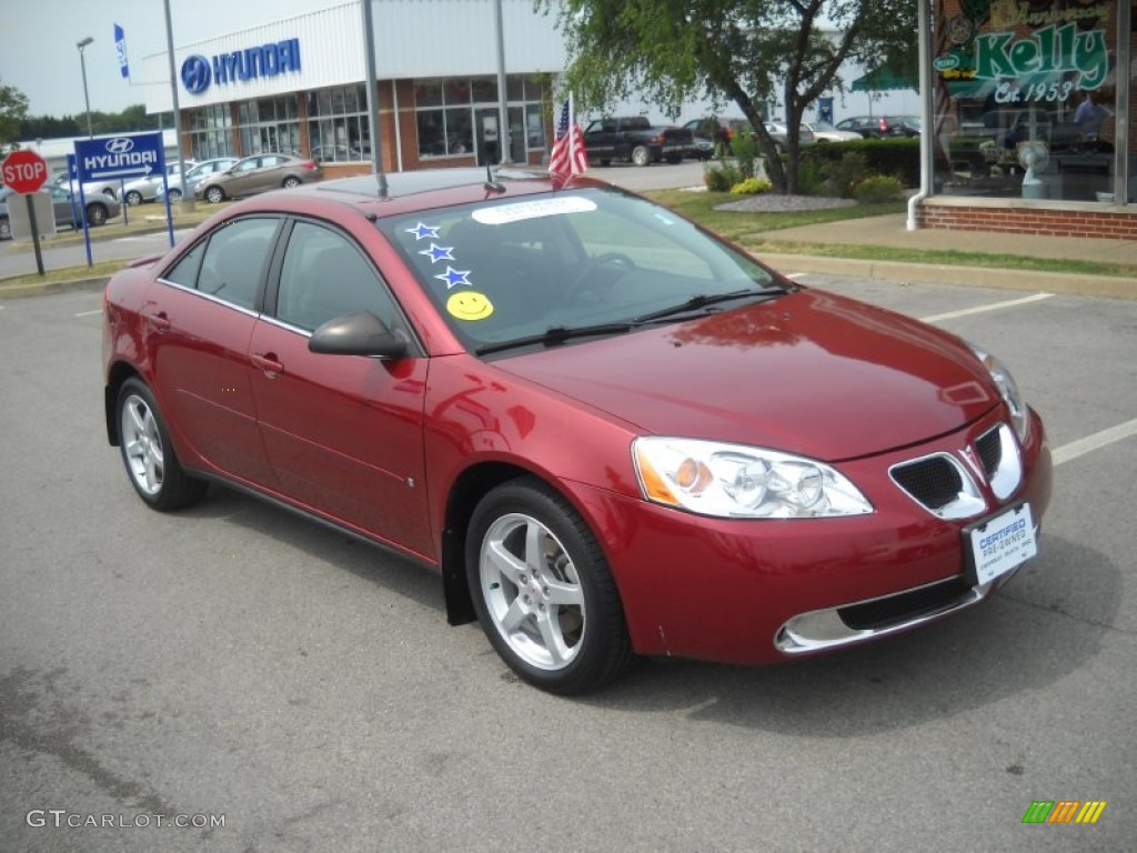 2008 G6 V6 Sedan - Performance Red Metallic / Ebony Black photo #1