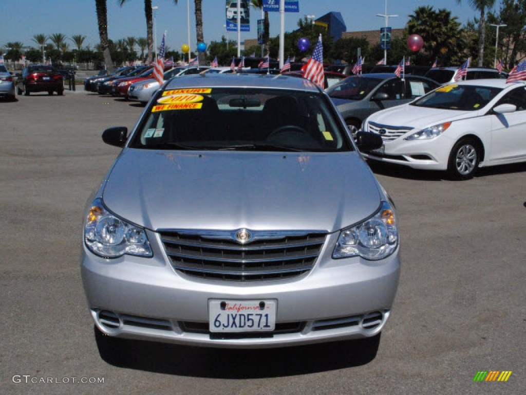 2010 Sebring Touring Sedan - Bright Silver Metallic / Dark Slate Gray photo #2