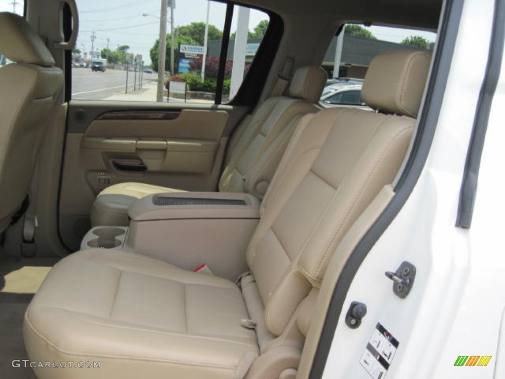 Almond Interior 2011 Nissan Armada Platinum 4WD Photo #51290149