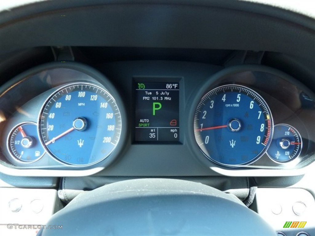 2011 Maserati Quattroporte S Gauges Photo #51291142