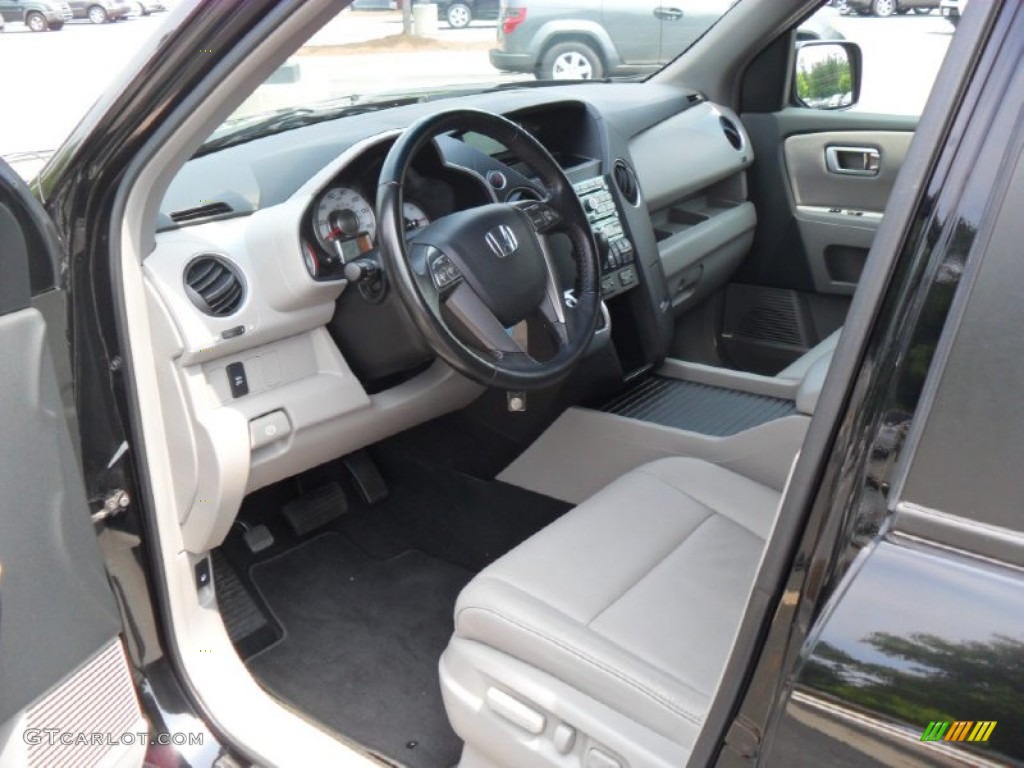 Gray Interior 2009 Honda Pilot EX-L Photo #51291457