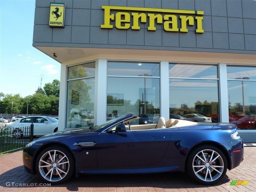 2011 V8 Vantage Roadster - Mendip Blue / Sandstorm photo #1