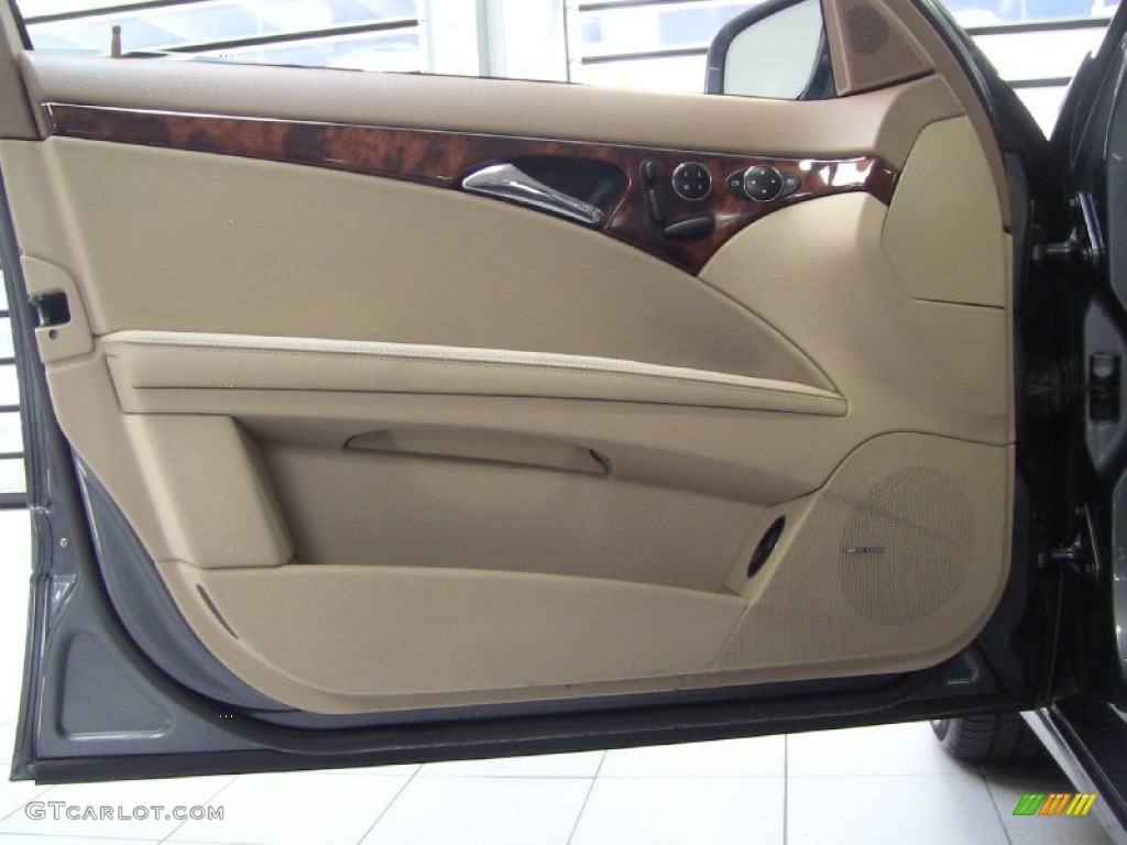 2008 Mercedes-Benz E 350 4Matic Wagon Cashmere Door Panel Photo #51292720
