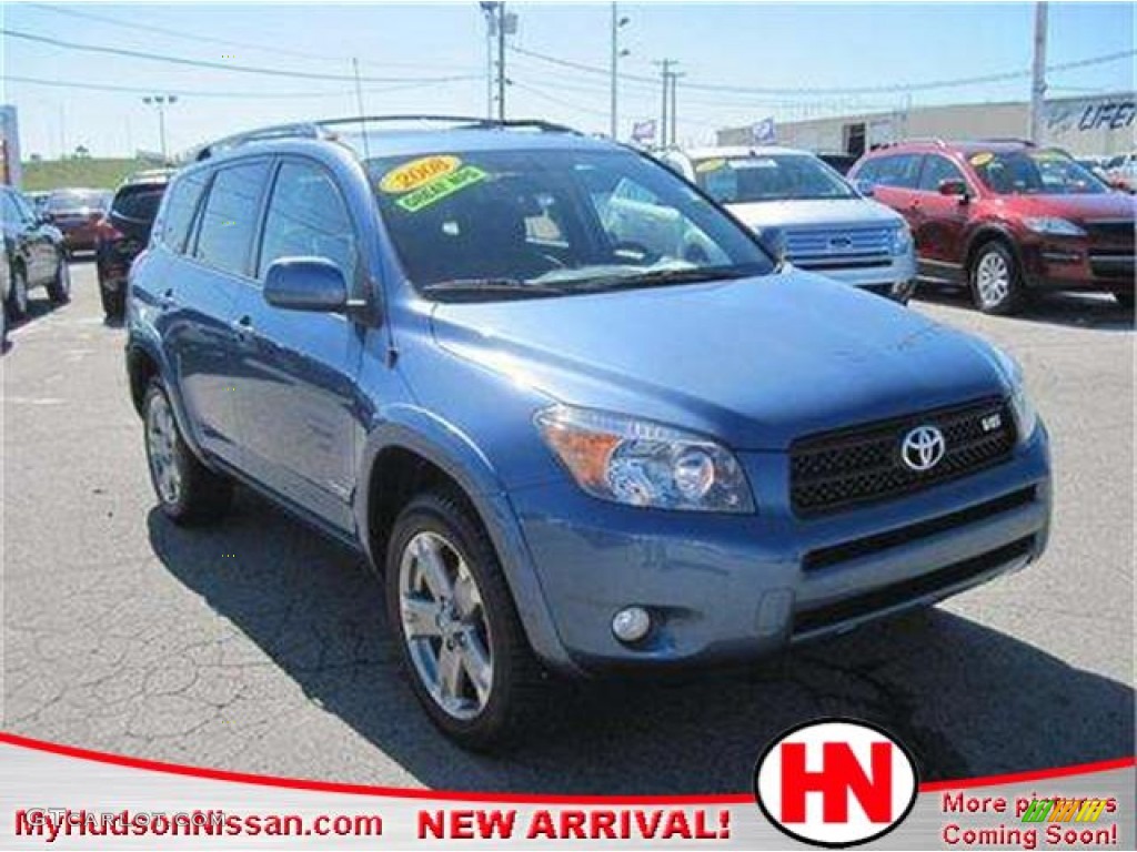 2008 RAV4 Sport V6 - Pacific Blue Metallic / Dark Charcoal photo #1