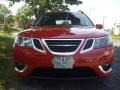 2008 Laser Red Saab 9-3 Aero SportCombi Wagon  photo #5