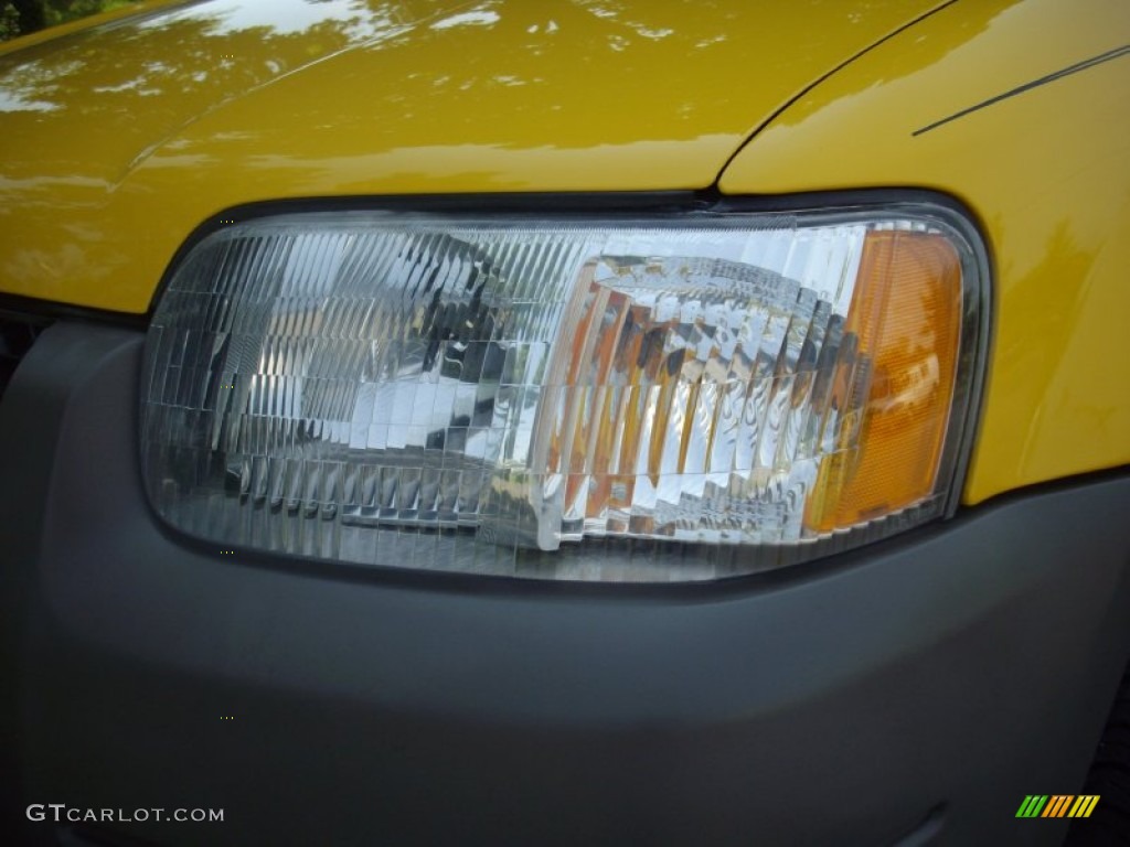 2001 Escape XLS V6 4WD - Chrome Yellow Metallic / Medium Graphite Grey photo #6