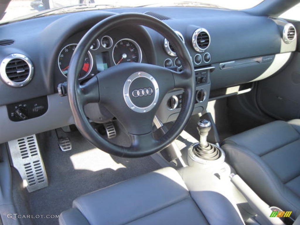 Aviator Grey Interior 2002 Audi TT 1.8T quattro Coupe Photo #51294868