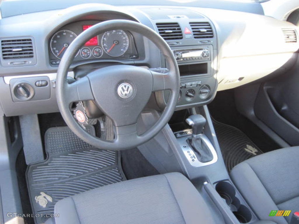 Anthracite Black Interior 2008 Volkswagen Rabbit 2 Door Photo #51295099