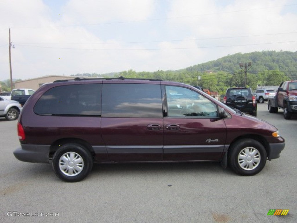 1999 Grand Voyager SE - Deep Cranberry Pearl / Mist Gray photo #6