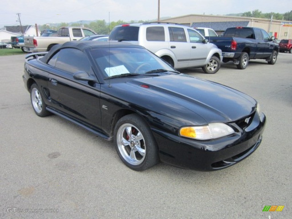 Black 1994 Ford Mustang GT Convertible Exterior Photo #51296884
