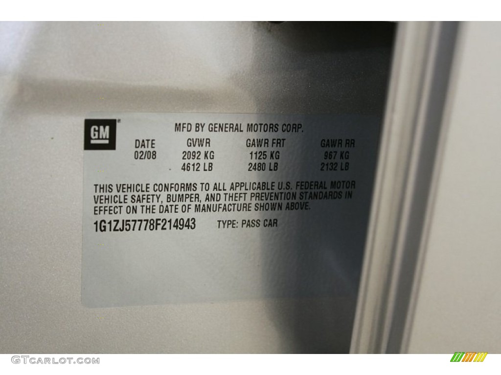 2008 Malibu LT Sedan - Silverstone Metallic / Ebony photo #21