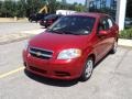 2010 Sport Red Chevrolet Aveo LT Sedan  photo #1