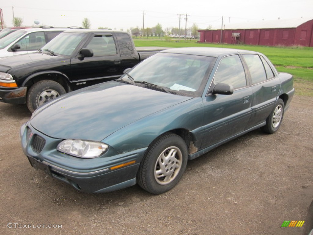 1996 Medium Green Blue Metallic Pontiac Grand Am Se Sedan