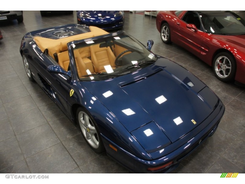 Blu Swaters Metallic (Dark Blue) 1995 Ferrari F355 Spider Exterior Photo #51299155