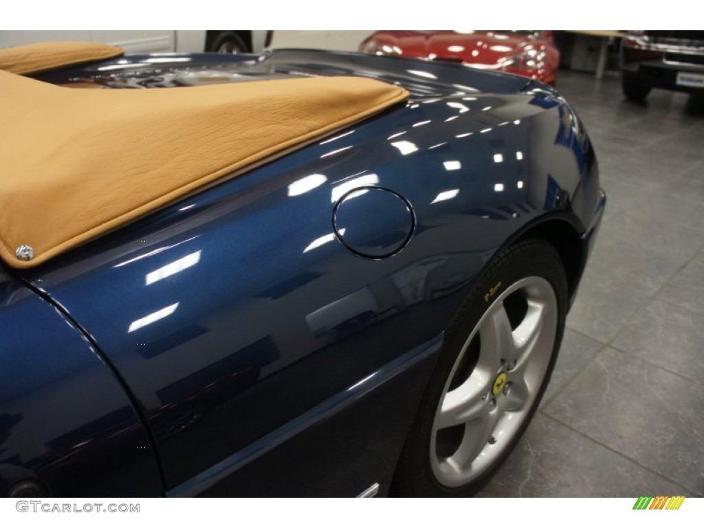 1995 F355 Spider - Blu Swaters Metallic (Dark Blue) / Tan photo #11