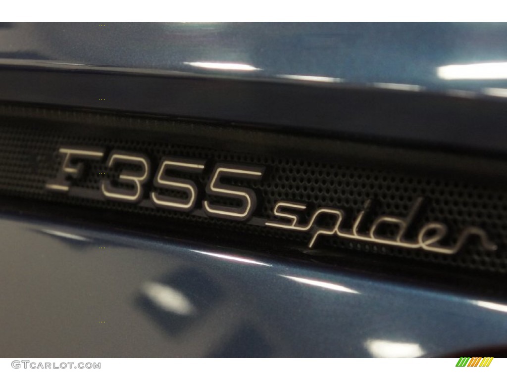 1995 F355 Spider - Blu Swaters Metallic (Dark Blue) / Tan photo #34