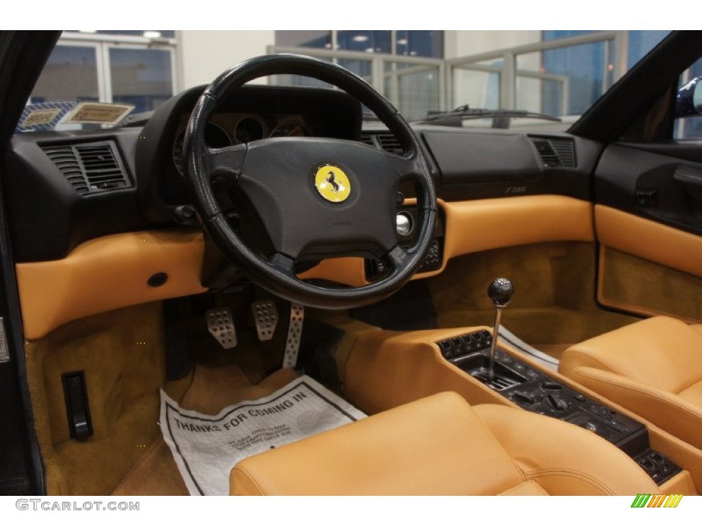 Tan Interior 1995 Ferrari F355 Spider Photo #51299677