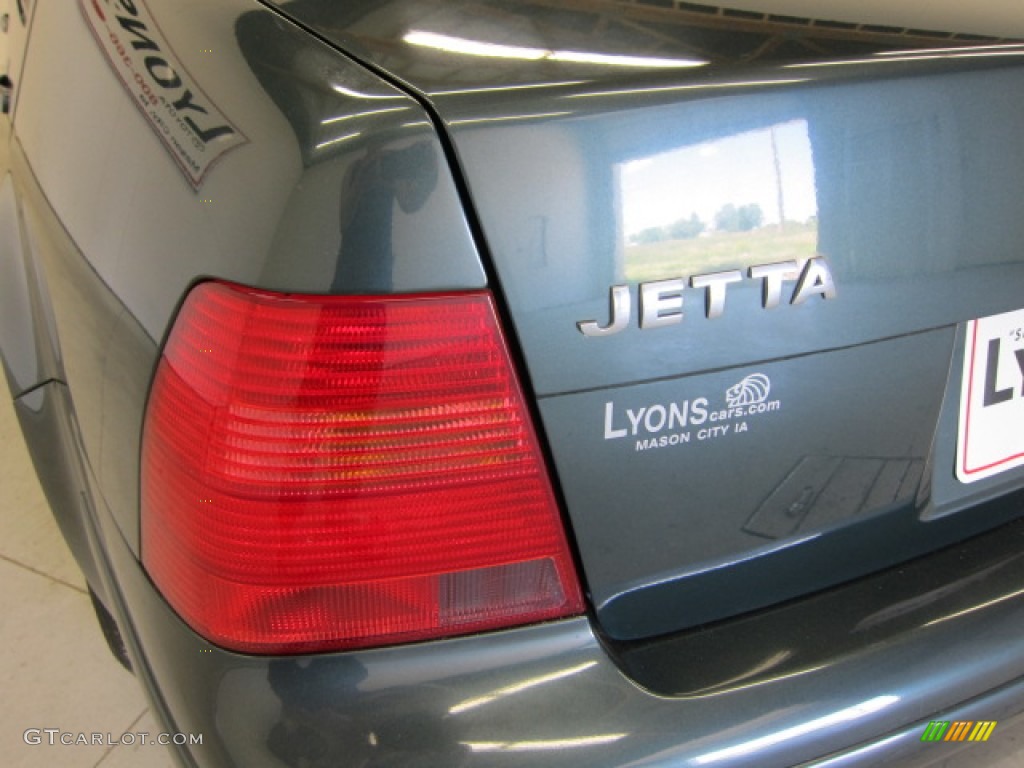 2003 Jetta GLS Sedan - Alaska Green Metallic / Black photo #13