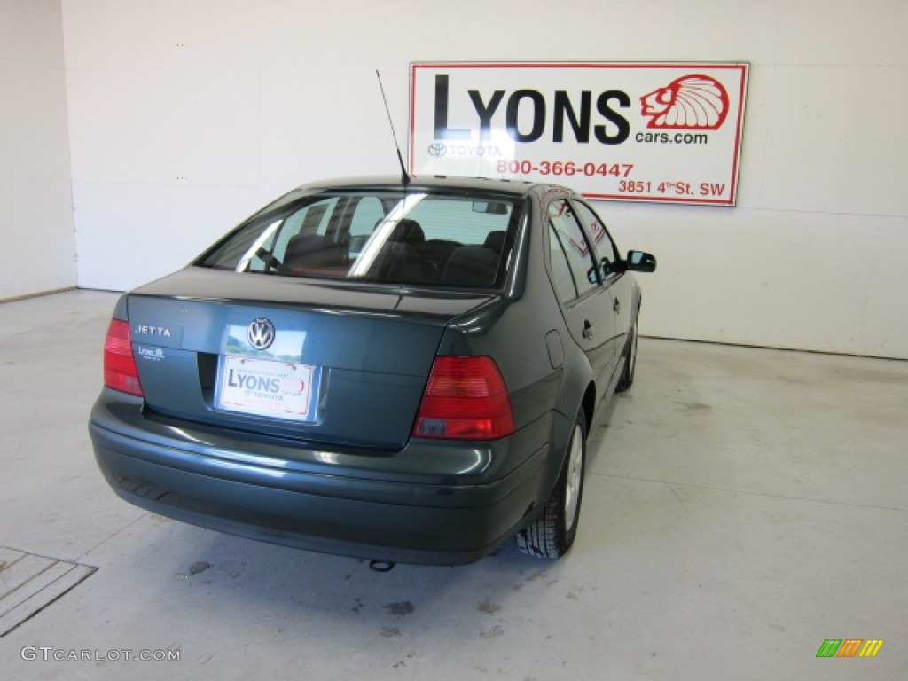 2003 Jetta GLS Sedan - Alaska Green Metallic / Black photo #17