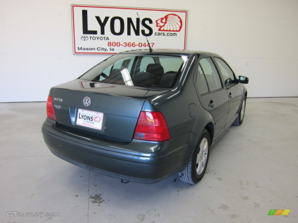 2003 Jetta GLS Sedan - Alaska Green Metallic / Black photo #18