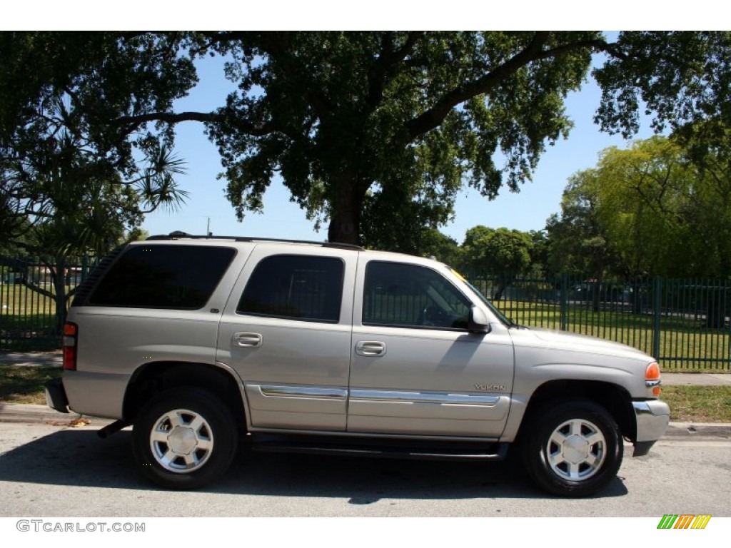 2004 Yukon SLT 4x4 - Silver Birch Metallic / Pewter/Dark Pewter photo #10