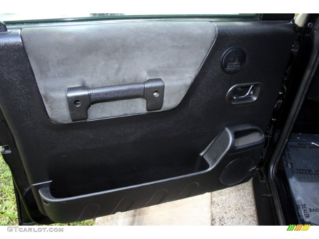 2004 Land Rover Discovery HSE Black Door Panel Photo #51302149
