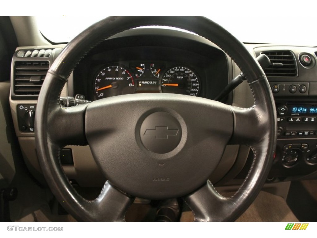 2005 Colorado Z71 Regular Cab 4x4 - Black / Sandstone photo #9