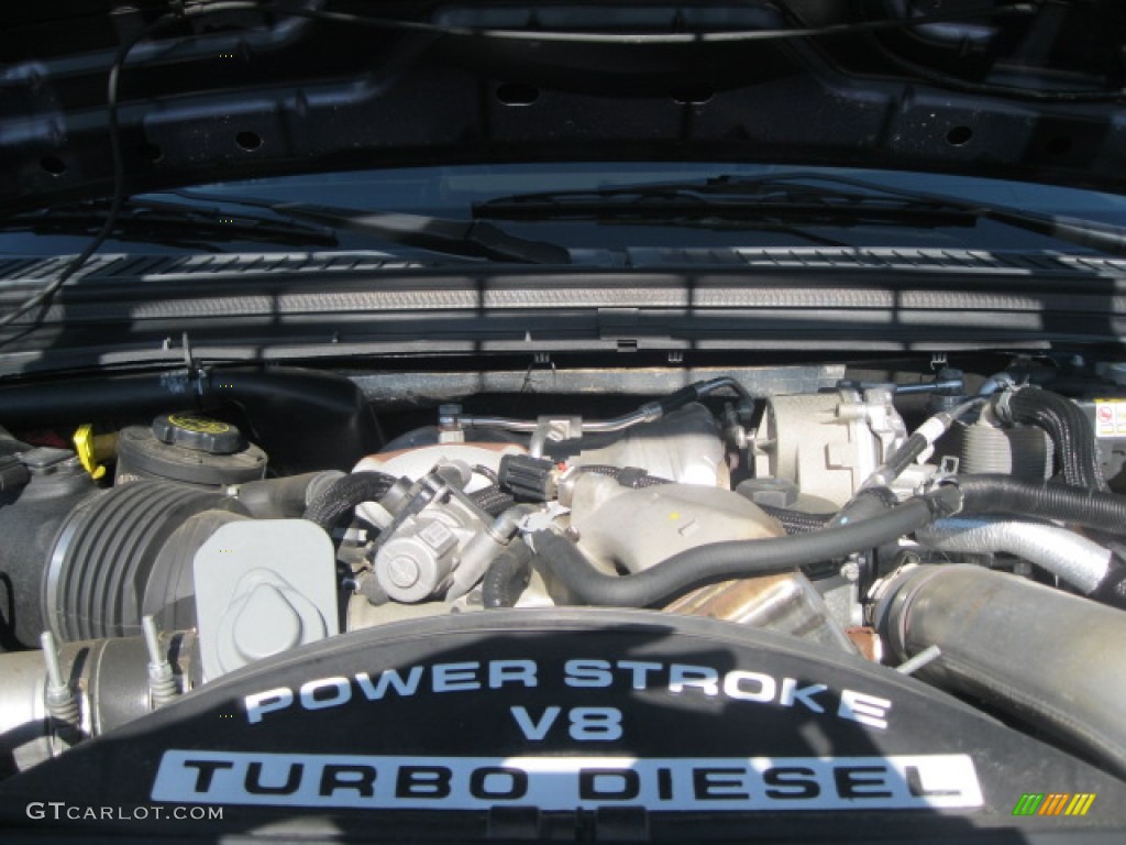 2008 F350 Super Duty FX4 Crew Cab 4x4 - Dark Blue Pearl Metallic / Black photo #8