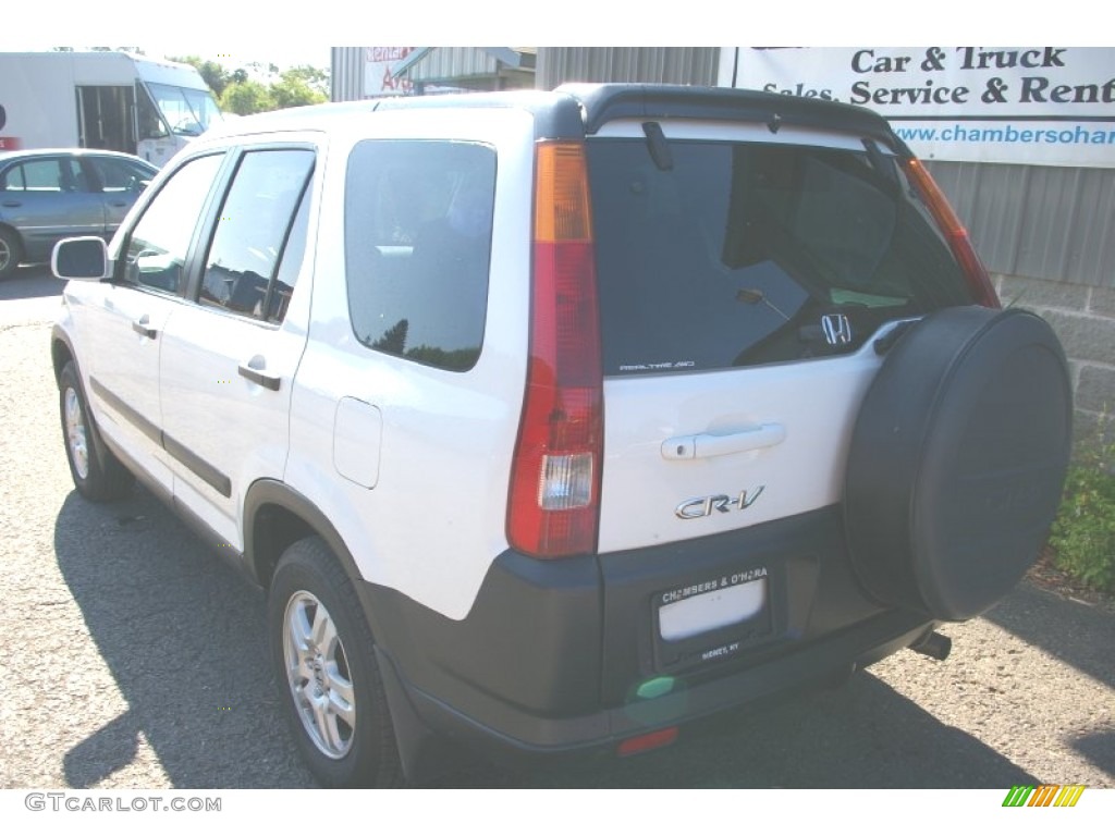 2003 CR-V EX 4WD - Taffeta White / Black photo #9