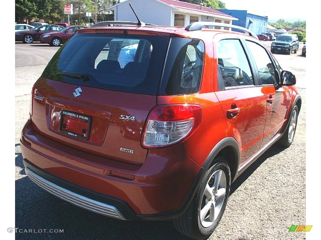 2007 SX4 Convenience AWD - Sunlight Copper Pearl / Black photo #18