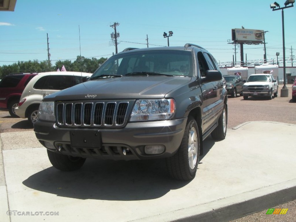 2003 Grand Cherokee Overland 4x4 - Graphite Metallic / Dark Slate Gray/Light Slate Gray photo #2