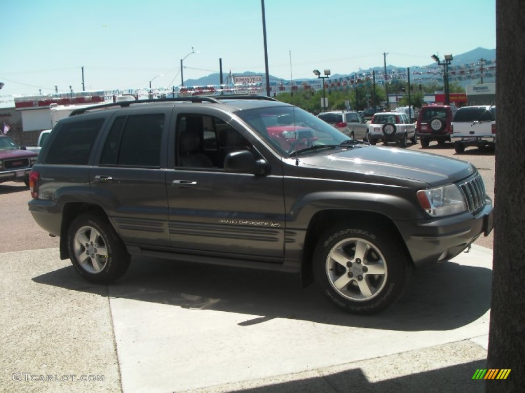 2003 Grand Cherokee Overland 4x4 - Graphite Metallic / Dark Slate Gray/Light Slate Gray photo #4