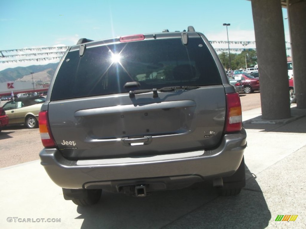 2003 Grand Cherokee Overland 4x4 - Graphite Metallic / Dark Slate Gray/Light Slate Gray photo #10
