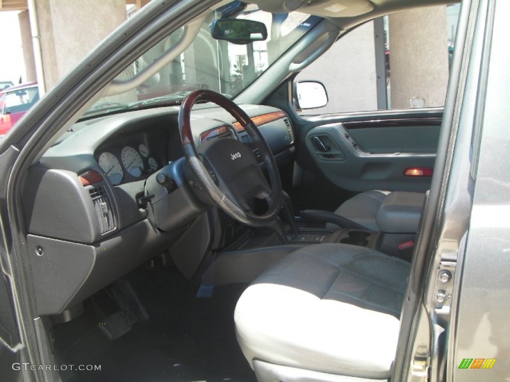 2003 Grand Cherokee Overland 4x4 - Graphite Metallic / Dark Slate Gray/Light Slate Gray photo #11