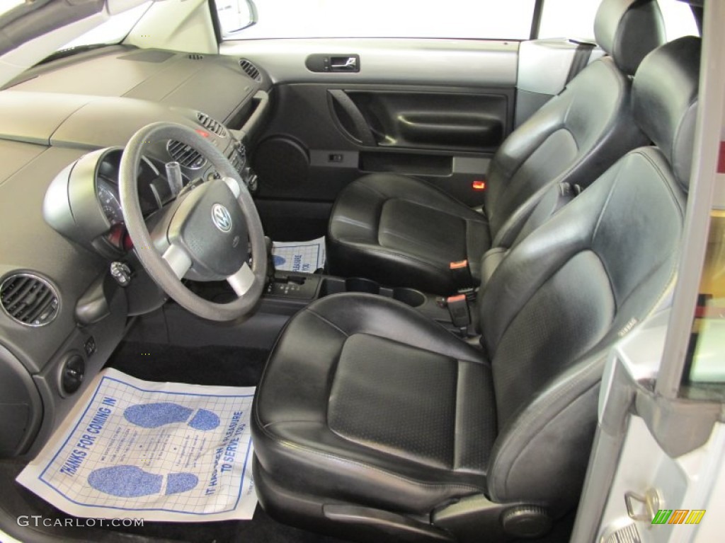 Black Interior 2007 Volkswagen New Beetle 2.5 Convertible Photo #51305983