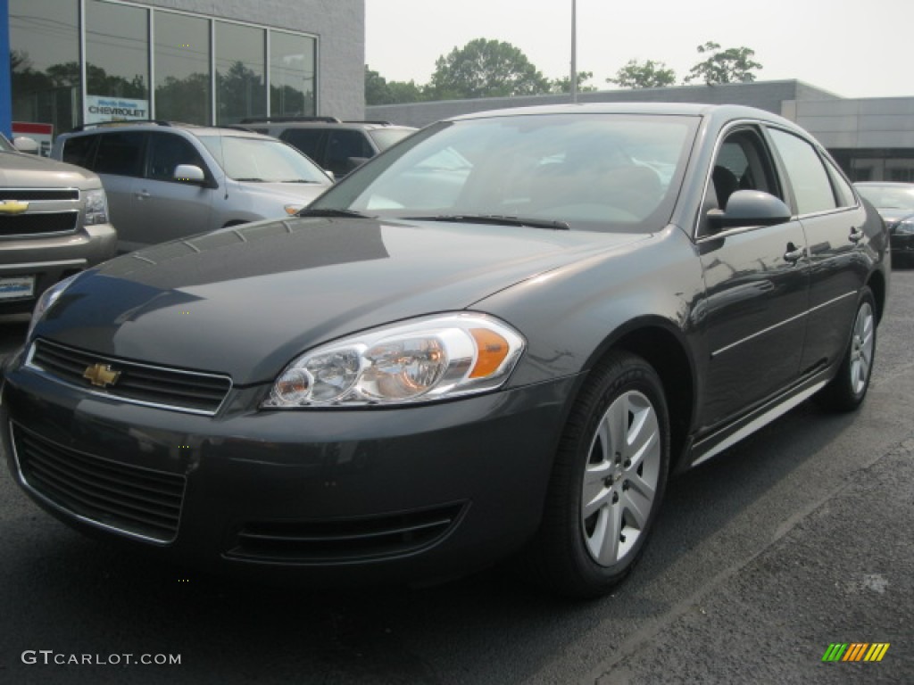 2011 Impala LS - Cyber Gray Metallic / Ebony photo #2